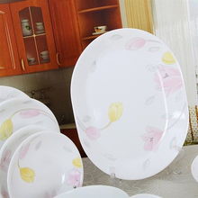康宁Corelle 16头郁金香餐具套装汤锅 自然之美与实用之选的完美融合